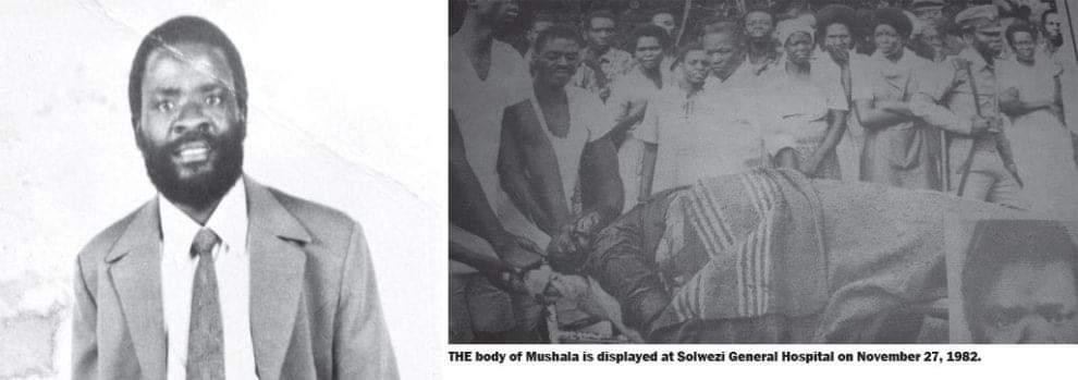 #TodayinHistory Adamson Mushala shot dead on 27th Nov, 1982. 38 years ago today! He was a Zambian rebel leader who rebelled against the one-party rule of the Zambian government of Dr. Kenneth David Kaunda from 1975 to 1982.

#History #Zambia