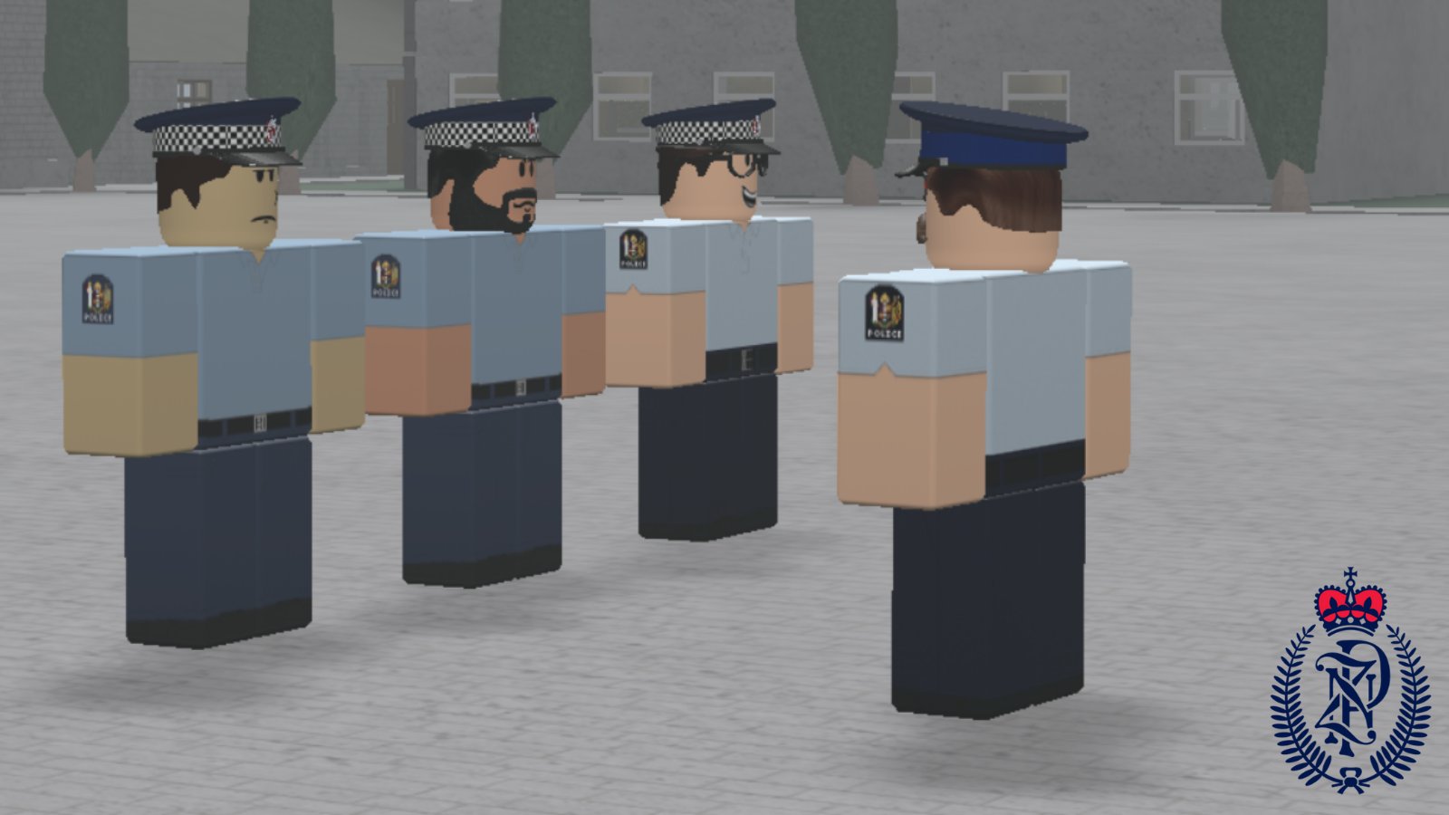 New Zealand Police Roblox On Twitter The New Zealand Royal Police College Has Hosted It S First Round Of Phase One Training Instructor G Arfield Teddy Teaching The Recruits Basic Drill Https T Co Qgyo0js2ie - police hat roblox