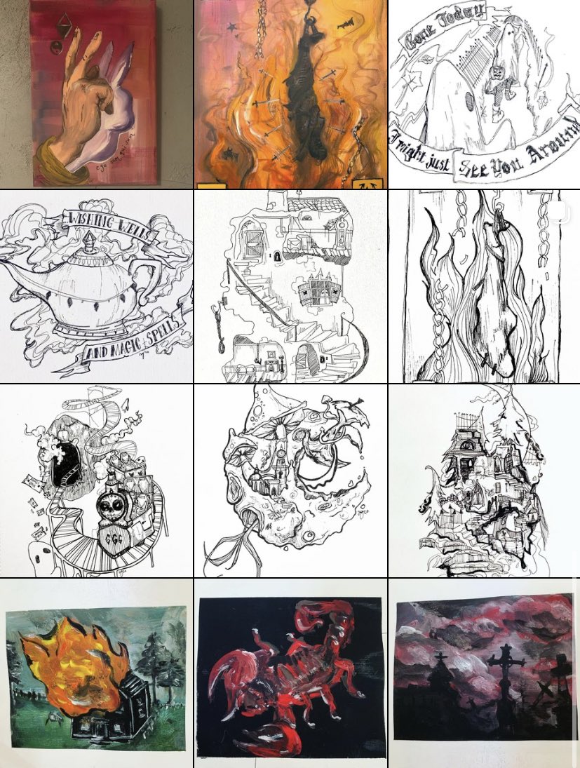 if you’re here maybe check out my art ??   http://Instagram.com/veninart&nbsp;