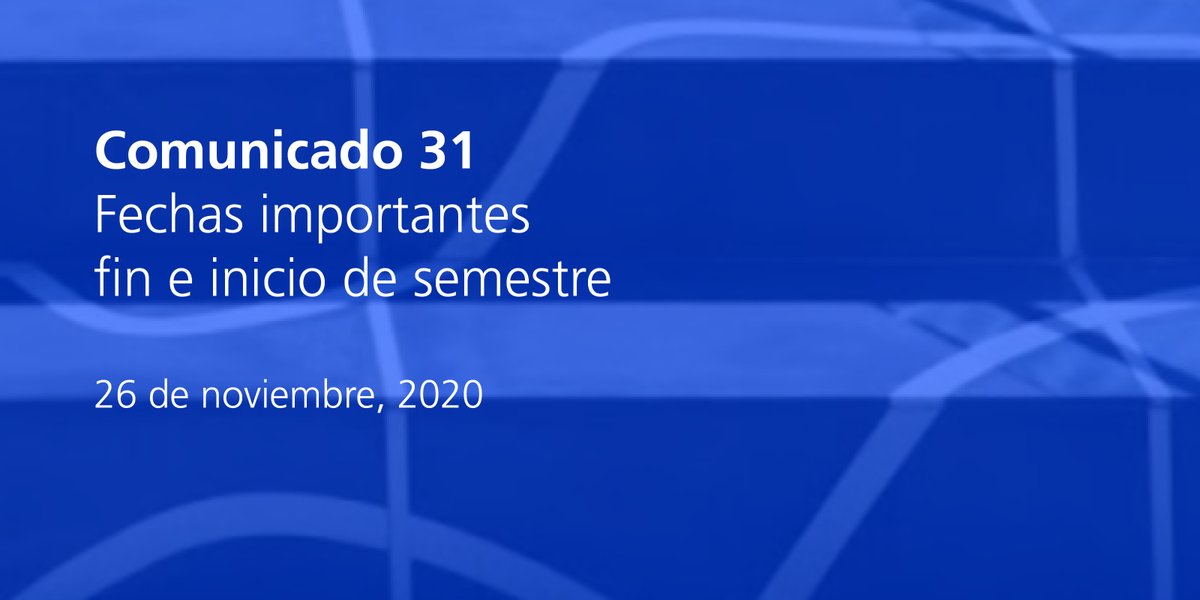 centro_news's tweet photo. Comunicado 31 | Fechas importantes, fin e inicio
de semestre: https://t.co/LC8rv2ZgOf
#CENTROinforma https://t.co/iykpADzZyE