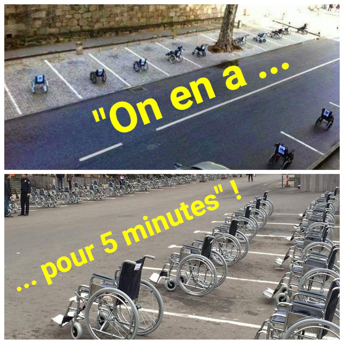 Le monde à l'envers !
#Handicap #StationnementHandi #HandiValide #HandiPower https://t.co/yQ42DOK568