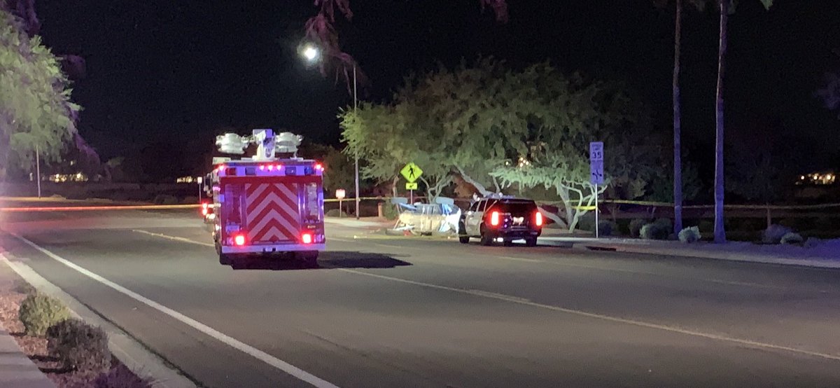 A man is dead after the UTV he was in rolled over near Eastham Pkwy and W. Bristol Ln. Surprise Police officers say the man was pronounced dead on scene. #FOX10Phoenix