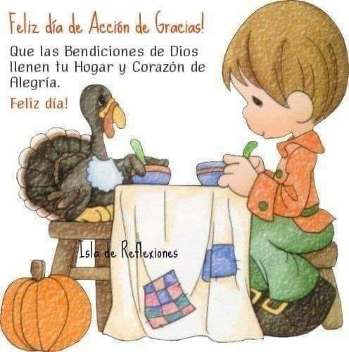 Loren Castillo Twitterissä: "Les deseo un feliz dia de Acción de Gracias,  Oremos y alegramonos por cada bendicion y demos gracias al Señor. Amen ????????  Salmos 107:1 Den gracias al Señor, porque