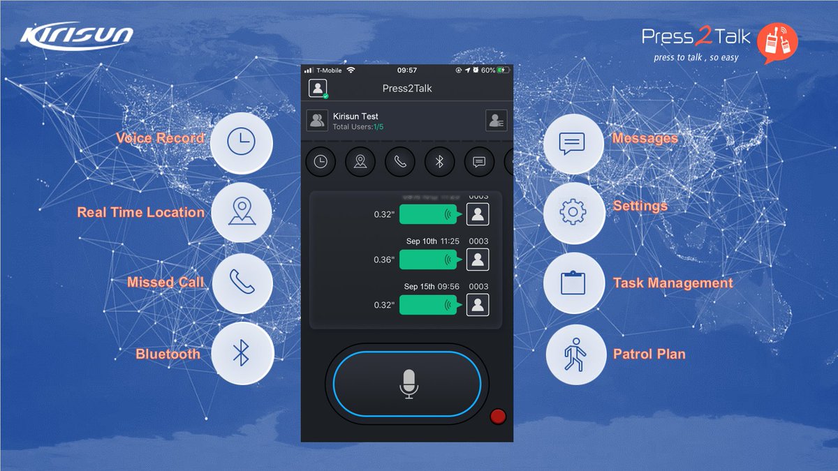 kirisun2's tweet photo. More features are included in the new updated Press2Talk App. Do you like to have a try? Please contact our sales manager for a free demo account.
#kirisun #poc #radio #pushtotalk https://t.co/5IGZFhhyky