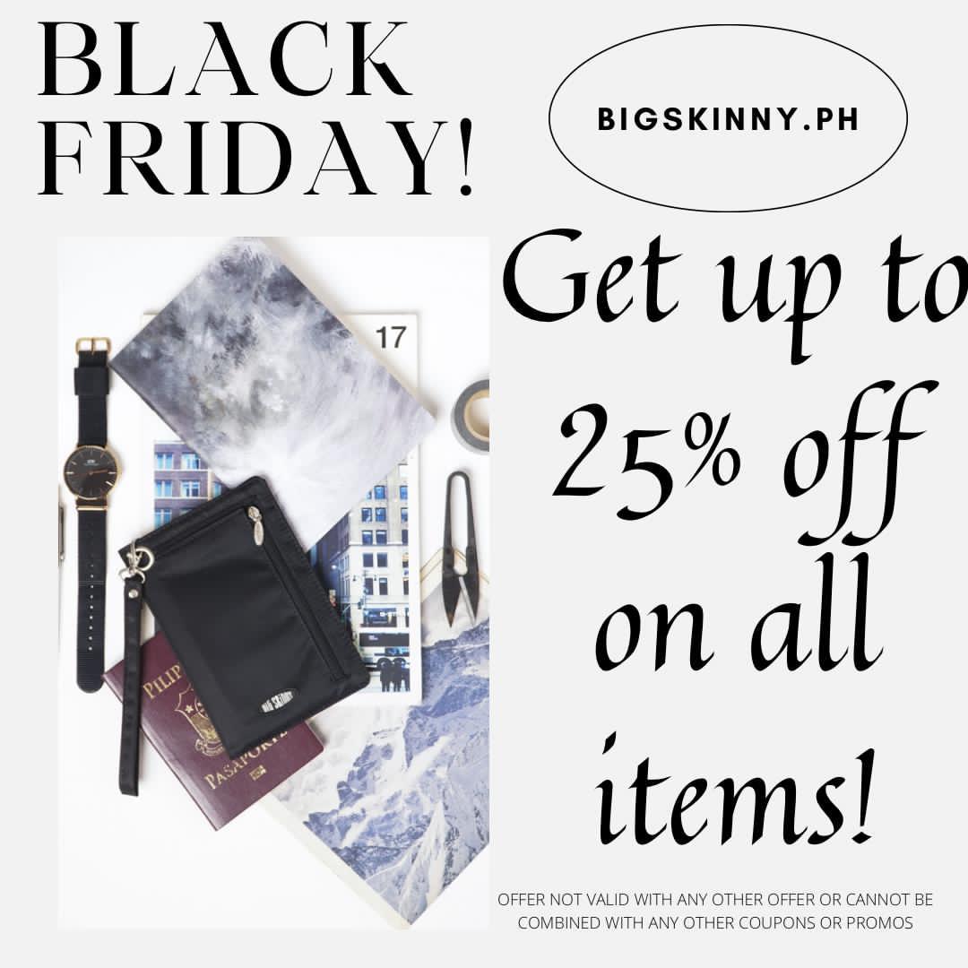 Up to 25% OFF on the World's Thinnest &amp; Lightest Wallets this Black Friday Sale!🥳🎊​

Promo runs from Nov. 27-30, 2020​

bigskinny.ph