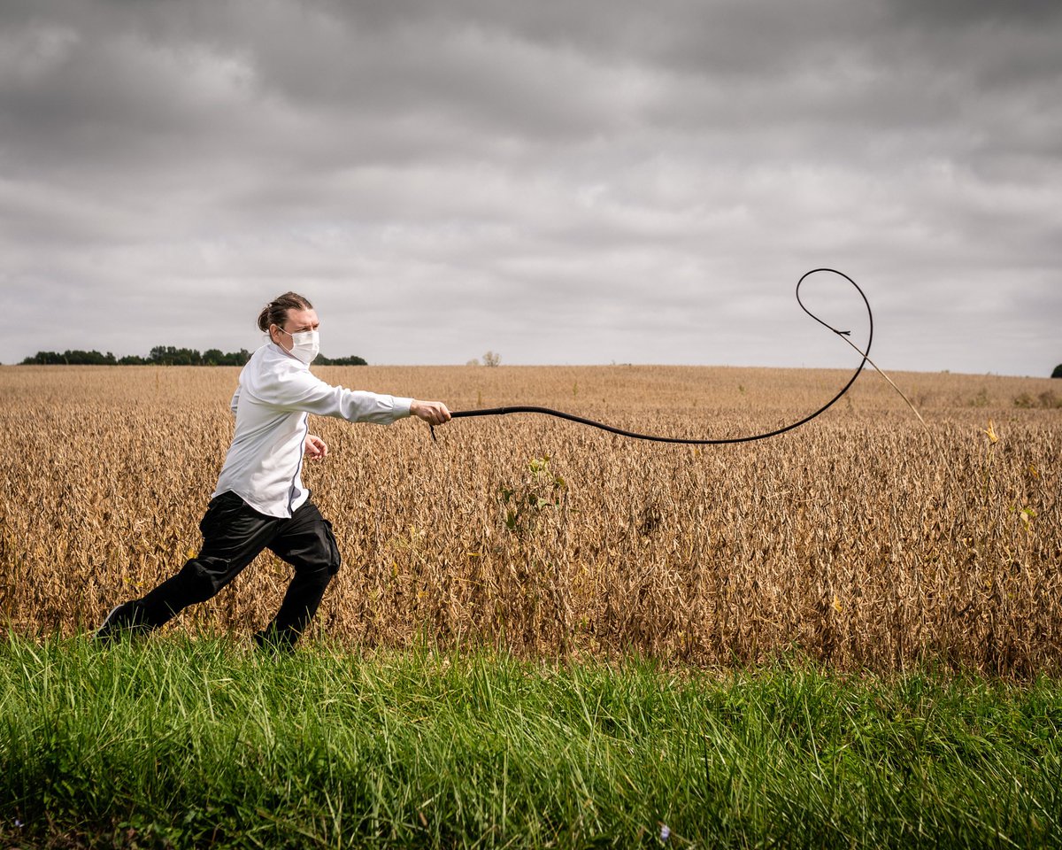 Happy Thanksgiving! One of the things I'm thankful for this year was being able to attend my brother's wedding and see my family back home in the midwest. I did a little whip cracking after the ceremony and the photographer took a few shots. 
#Whip #Whips #WhipCracking