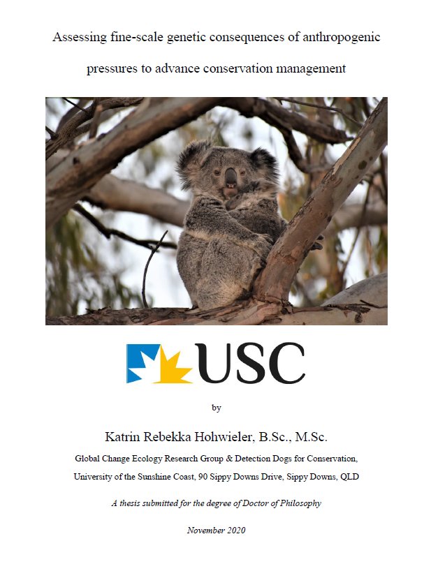 Katrin Hohwieler, PhD π¨ (@katrinhohwieler) on Twitter photo I finally submitted my PhD. The last 3 years and 3 months felt like a rollercoaster with some pretty deep falls but also many highs. Thanks <a href="/c_frere/">Celine Frere</a> and <a href="/USCDetectionDog/">USC Detection Dogs</a> for your support and patience. We did it π
#phd #conservation I finally submitted my PhD. The last 3 years and 3 months felt like a rollercoaster with some pretty deep falls but also many highs. Thanks <a href="/c_frere/">Celine Frere</a> and <a href="/USCDetectionDog/">USC Detection Dogs</a> for your support and patience. We did it π
#phd #conservation