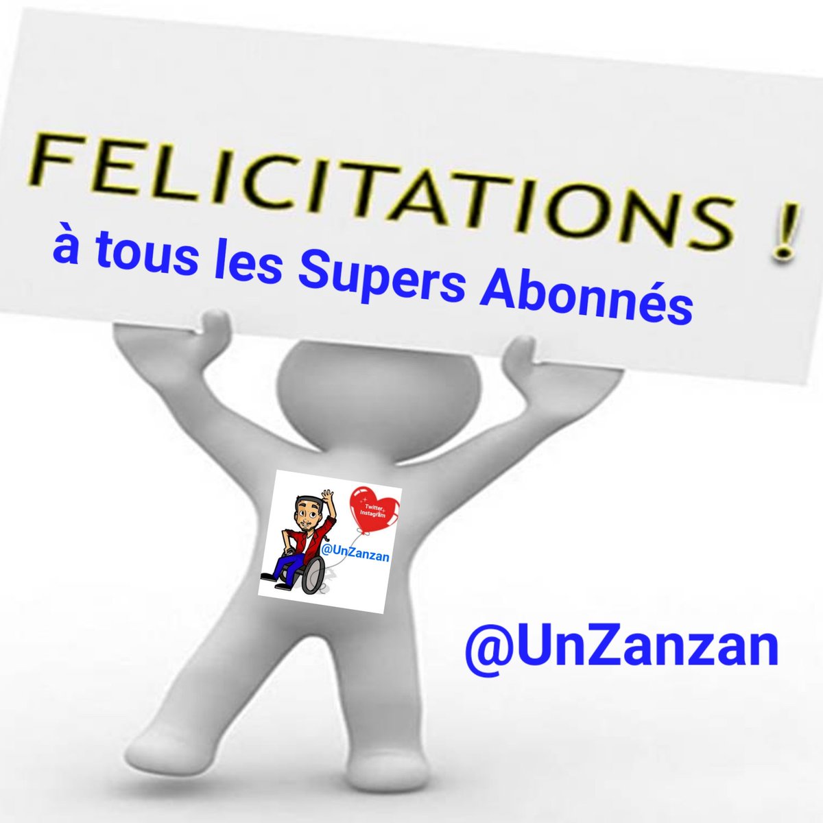 #FF à vous toutes et tous supers Abonnés à @UnZanzan !
#Handicap #Accessibilité #PMR #HandiPower #JeSuisHandi https://t.co/8ab0uWhyAU