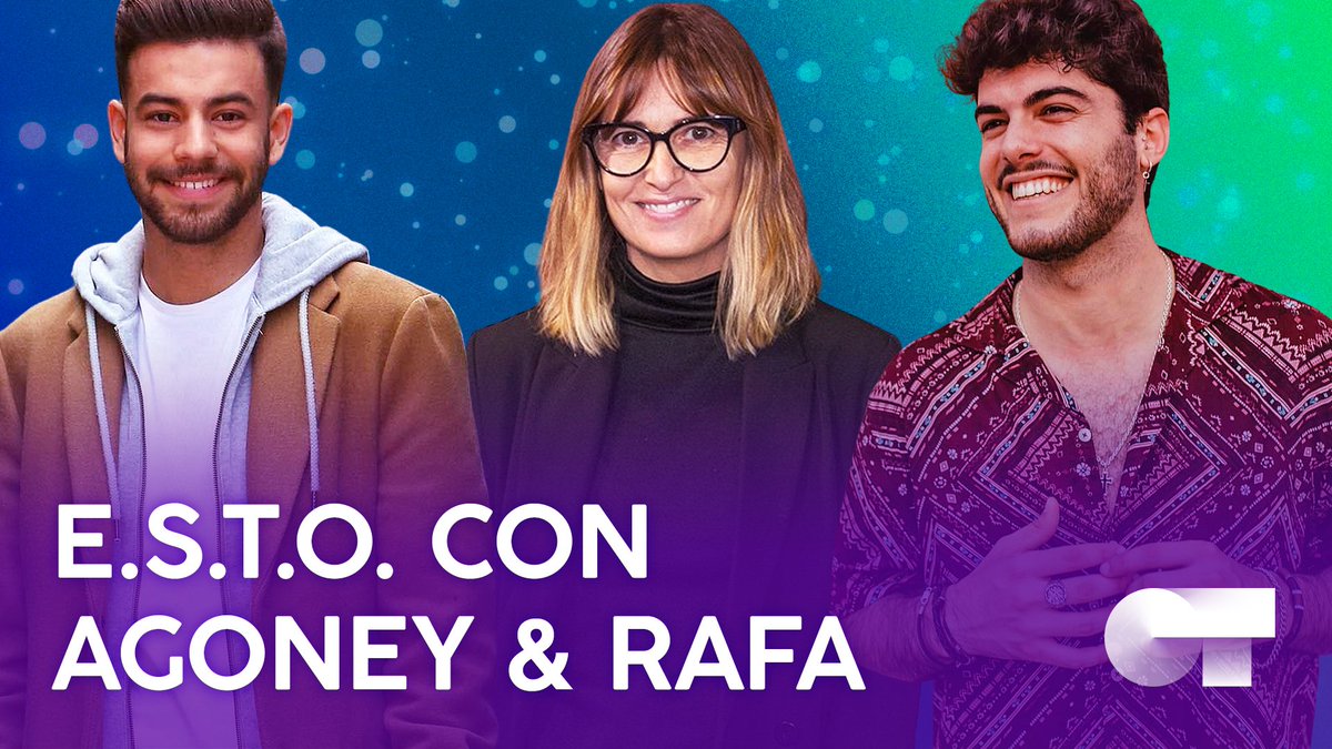 Agoney_Pe's tweet photo. #Entrevista #ESTO8 ¡@Agoney y @SoyRafaOT2020 estuvieron hoy en un nuevo episodio de E.S.T.O. de @OT_Oficial con @NoemiGaleraN! 🎶❤✨
👉🏼 https://t.co/SFZxyEQFTe https://t.co/vRcSZKcXUz