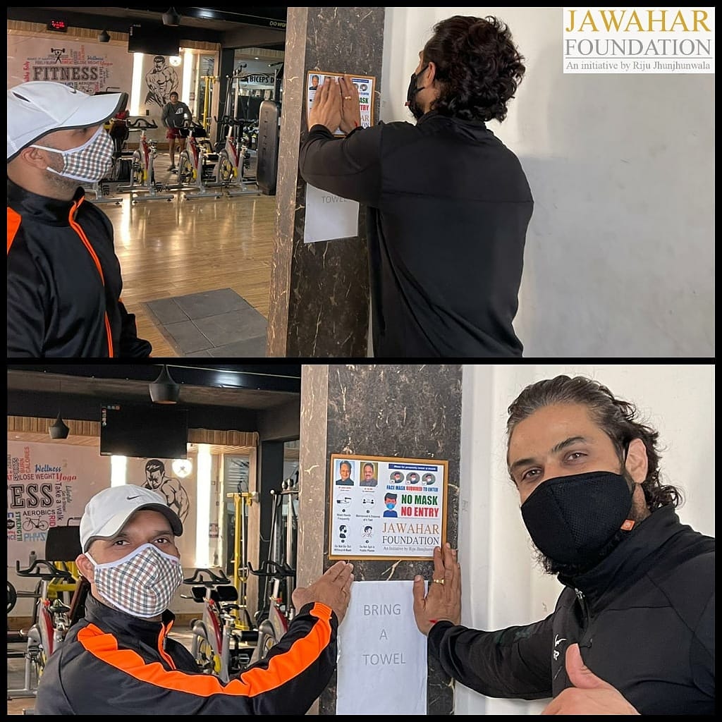 Jawahar Foundation would like to thank talented Actor, Arpit Ranka for supporting us in #COVID19 awareness campaign. @arpitranka_30 @rij79 #TogetherWeCan #fightagainstcovid #nomasknoentry #NGO #Rajasthan