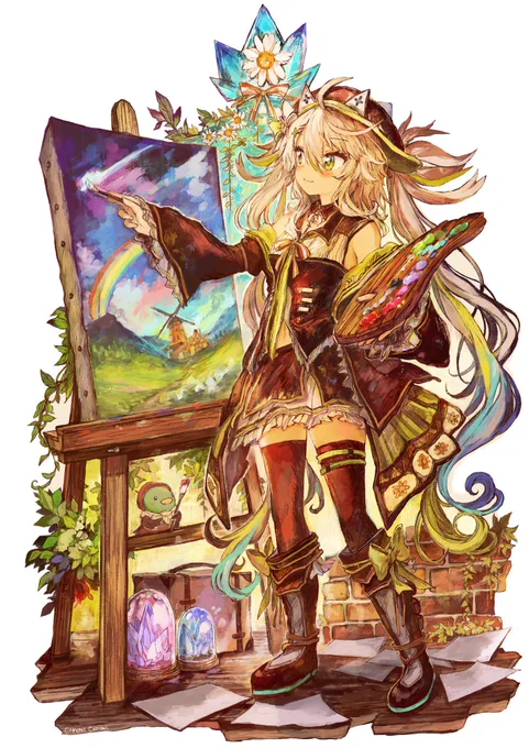 芸術の秋がもうすぐおわる??
誕生日まであと1週間だ…!!!?

作業がんばってくるぞっ!! 