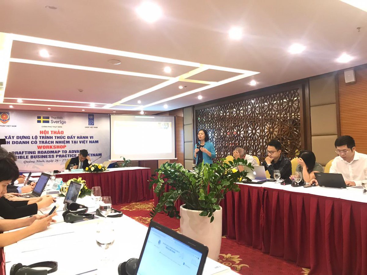 hkaur0304's tweet photo. The momentum for #RespBiz is amazingly high in 🇻🇳. 2days working on #HaLong #roadmap for #NAP on #RespBiz has achieved great agreement on MOJ drafing & proposing #NAP to Gov by 2️⃣0️⃣2️⃣2️⃣. Participating ministries, eg MOLISA-MOIT-MONRE-SBV-VGCL strongly #committed to #NAPProcess. https://t.co/fWVyKOM5JC