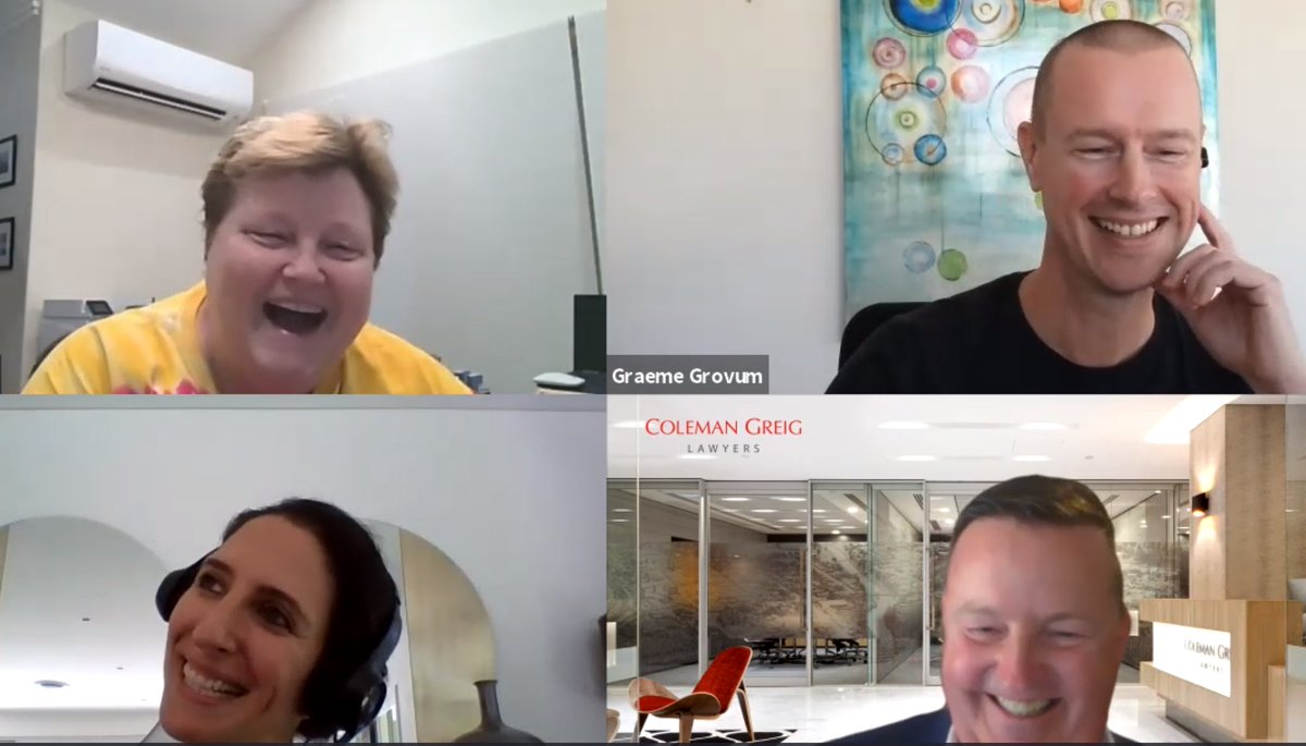 Legalpreneurs's tweet photo. Some Friday afternoons are irreplaceable - this was one of them - podcast recording with some of my most favourite humans chatting about Innovation and Legaltech in 2020 - A Year in Review. We'll publish this episode of CLI's The Legalpreneurs Sandbox podcast next week! https://t.co/c7dIOana5V