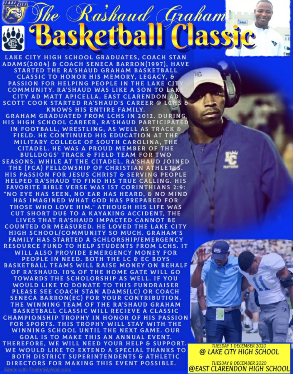 We need your support and help. Thanks to Coach <a href="/Coach_Stan3/">Stan Adams</a> ,  <a href="/AthleticsLCHS/">Lake City Athletics</a>, @ecballcoach15, <a href="/LakeCityNews1/">Lake City News</a>,.
Let's represent our Brother in the right way!!!