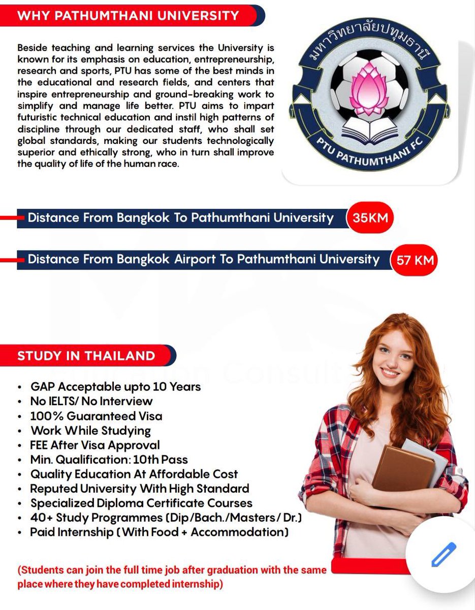 InquestIntelli1's tweet photo. Have a glance at perks while studying in Thailand what else are you looking for.
Limited seats left.
Apply now
Send your documents for assessment at : info@inquestintelligencebizz.com
#inquestintelligencebizz #dyintense #study #studyabroad #studyinthailand #canada #explore https://t.co/CTfSwBLtek