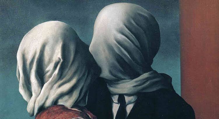#KAI FILM : KAI (Hello Stranger and Nothing on me), 2020 • The Lovers I and The Lovers II by René Magritte, 1928 'The lovers are unable to truly communicate or touch. The cloth keeps the two figures forever apart.'