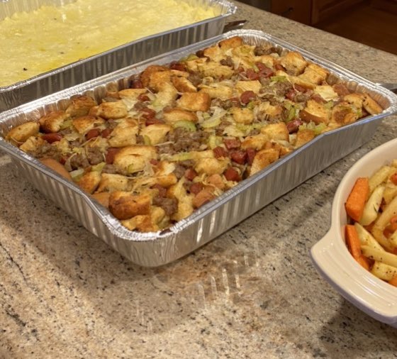 HatingAt1kFt's tweet photo. @guarnaschelli Thanks for the stuffing recipe. It was delicious! https://t.co/SqjUem89lI