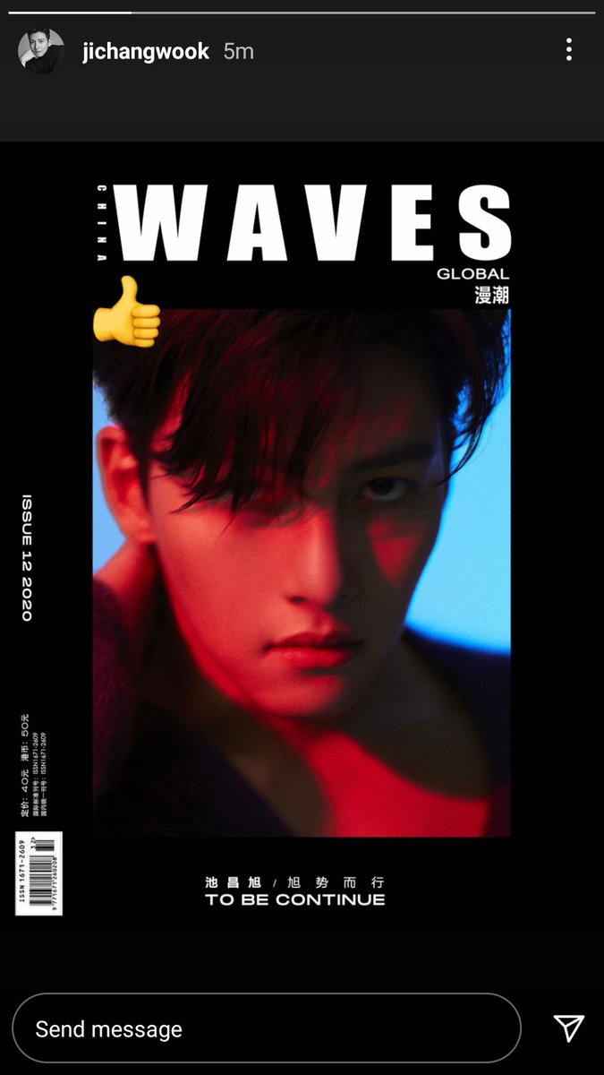 jichangwookph's tweet photo. #jichangwook ig story
[27.11.2020]
#waves #chinamagazine
#december
#cover https://t.co/W1nRN7zvcF