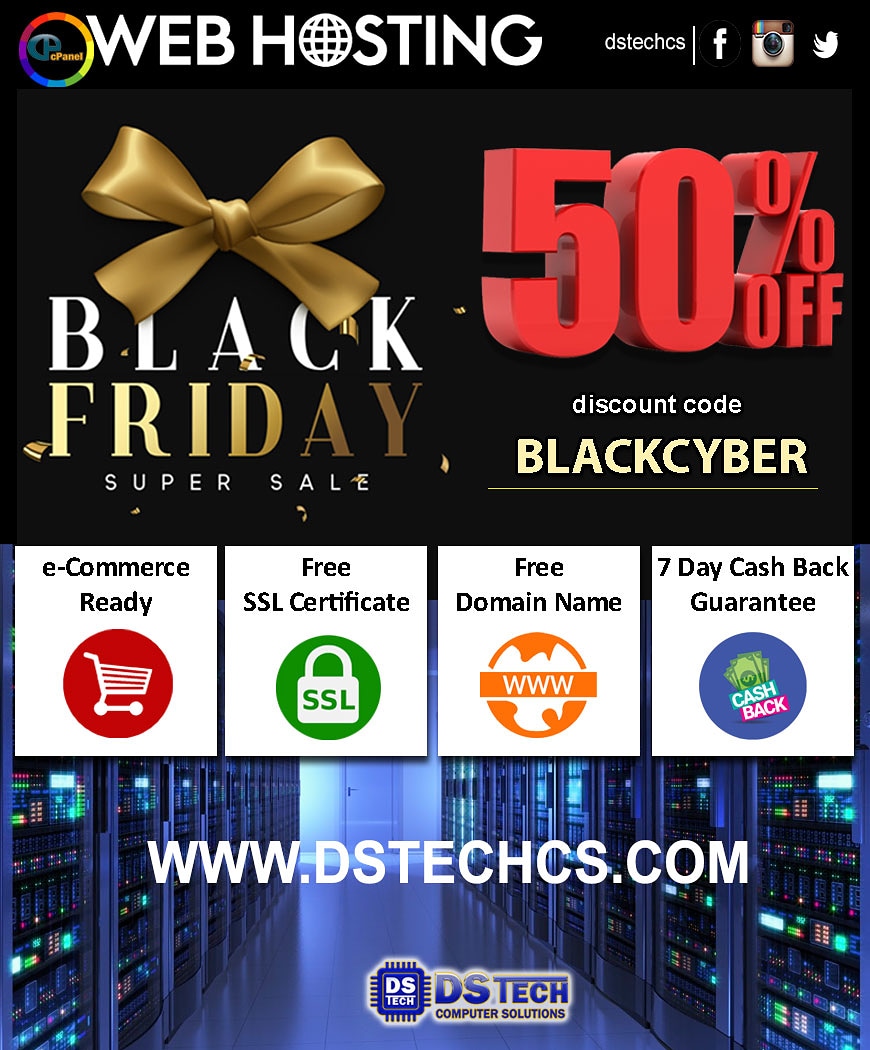 dstechcs's tweet image. Professional and affordable website development and hosting for your business. Visit: dstechcs.com   #dstechcs