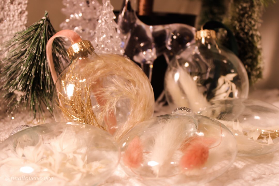 FinalTouchesYEG's tweet photo. We are super excited to launch our new DIY ornament bundles! 🎄 Each box contains 4 glass disc ornaments, velvet ribbon, and an assortment of dry florals and filler! Pick your colour theme and enjoy a night in creating your own ornaments!

Visit https://t.co/GMmrq2IlZe https://t.co/Bt5rluO1S4