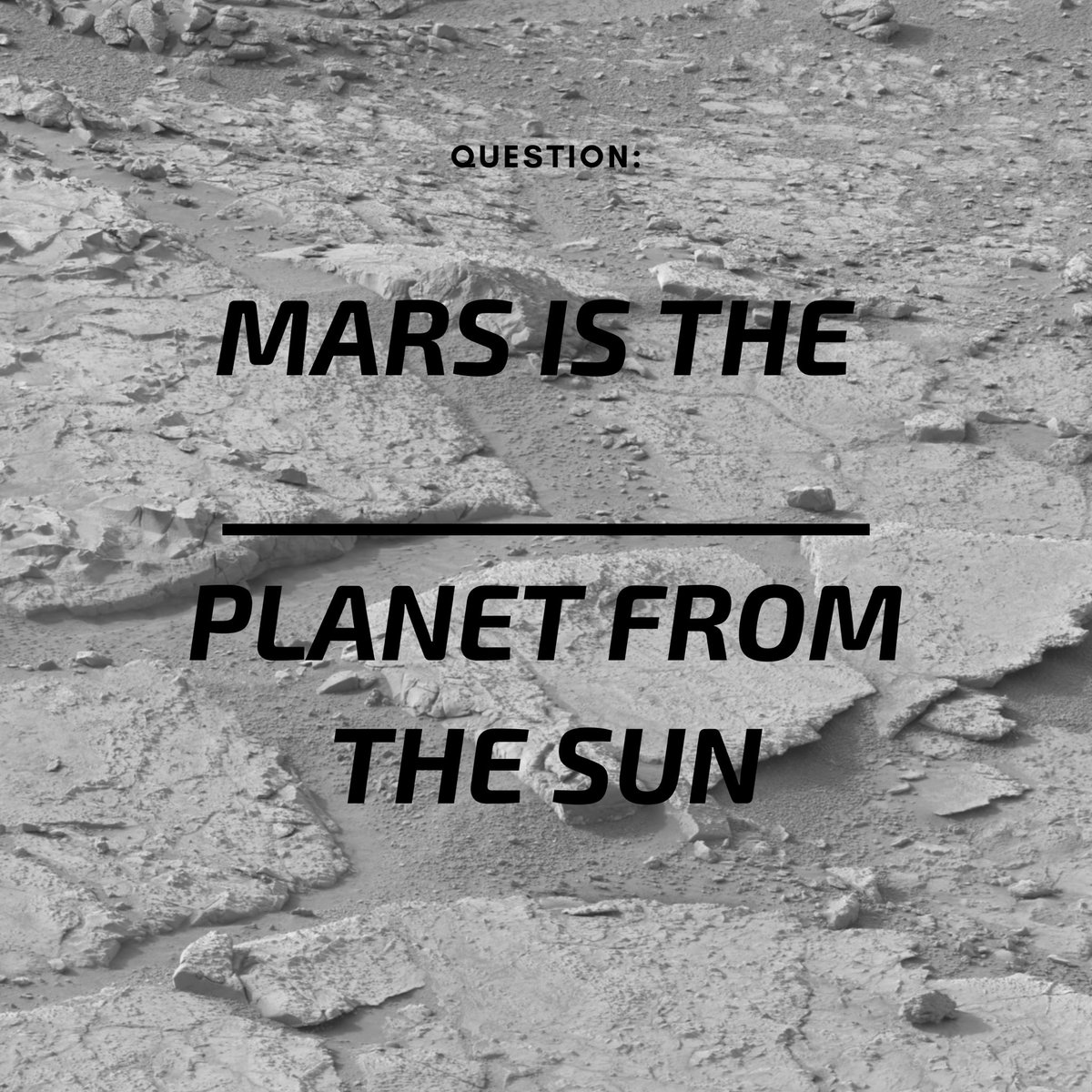godsofmarssaga's tweet image. Question: Mars is the _______ planet from the sun.
Answer choices: 2nd, 4th, 6th, or 3rd?

Take your guess!