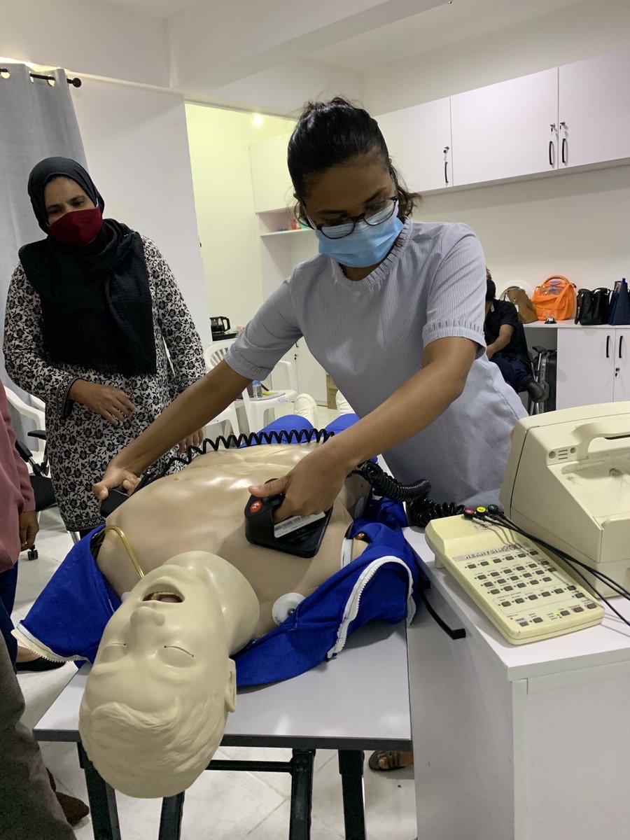 codeBLUE_mv's tweet image. ACLS 18th Batch - Day 1:
We make sure all our students get enough practice in the skills stations
#emergencyresponse #aclscertification #aclsinstructor  #acls2020  #aclscourse #aclstraining #healthcare #Training
#emergencymedicine #codeblue 
#cpr #resucitation #defibrillation