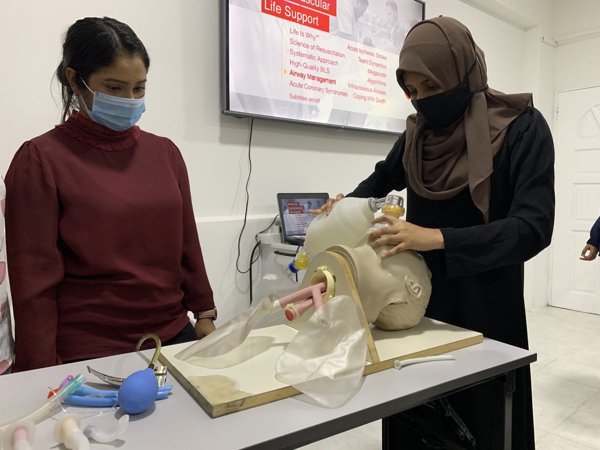 codeBLUE_mv's tweet image. ACLS 18th Batch - Day 1:
We make sure all our students get enough practice in the skills stations
#emergencyresponse #aclscertification #aclsinstructor  #acls2020  #aclscourse #aclstraining #healthcare #Training
#emergencymedicine #codeblue 
#cpr #resucitation #defibrillation
