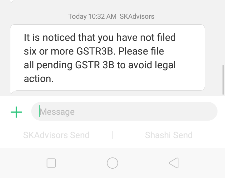 SKAdvisors's tweet photo. According to govt honest tax payers are terrorist #gstamnesty @abhishekrajaram @satyakam67 @nsitharamanoffc https://t.co/7a6xcvlg79