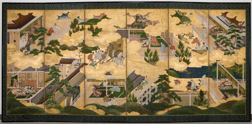 Scenes from the "Tale of Genji" (Genji monogatari) https://t.co/6R6GEEpLeT #Art https://t.co/VMvAJQXKKD
