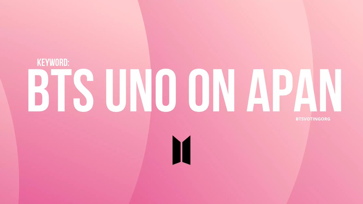 🛑 Calling the attention of ARMY! 🛑

Trend 'BTS UNO ON APAN' to reach more ARMY about the said voting.

Let's go! 🏃‍♂️🏃‍♀️🏃