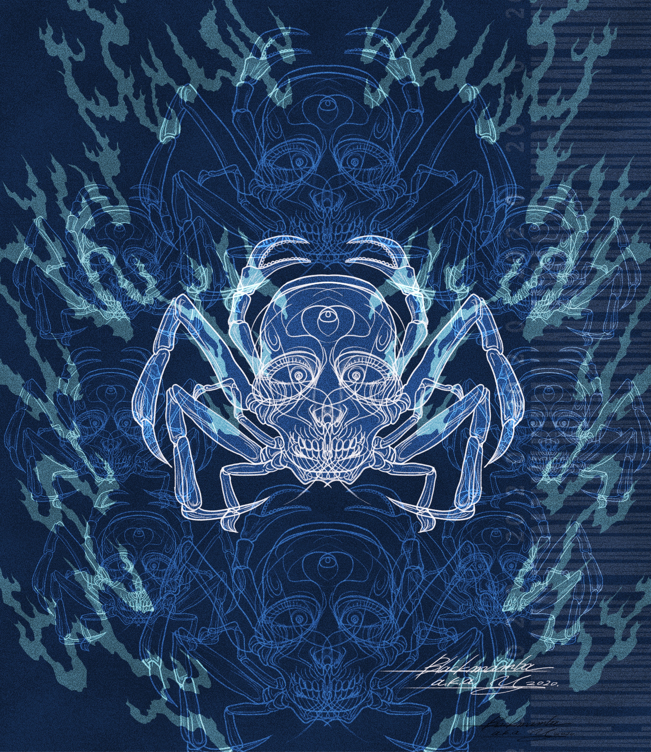 Blackmamba 平家蟹描いてみた 平家蟹 Adobe Adobephotoshop Photoshop T Co Peyiieh9m3 Twitter