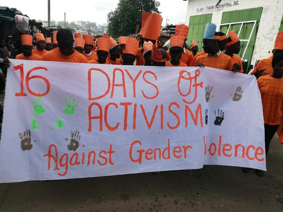 16  DAYS of ACTIVISM 
Against Gender Based Violence
