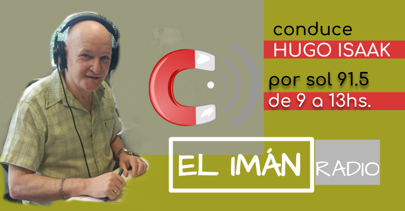 ElImanRadio's tweet photo. 🤚 Hola! Soy @hugo_isaak  Isaak y junto a todo el equipo de #ElImanRadio🧲, te invitamos a que te sumes a nuestra cuenta, renovada 👏
➡ Todo lo que desde hace tantos años y con mucha vocación, brindamos desde nuestro magazine radial todos los sábados de 9 a 13hs por @sol915 📻 https://t.co/YQXTrFYvje