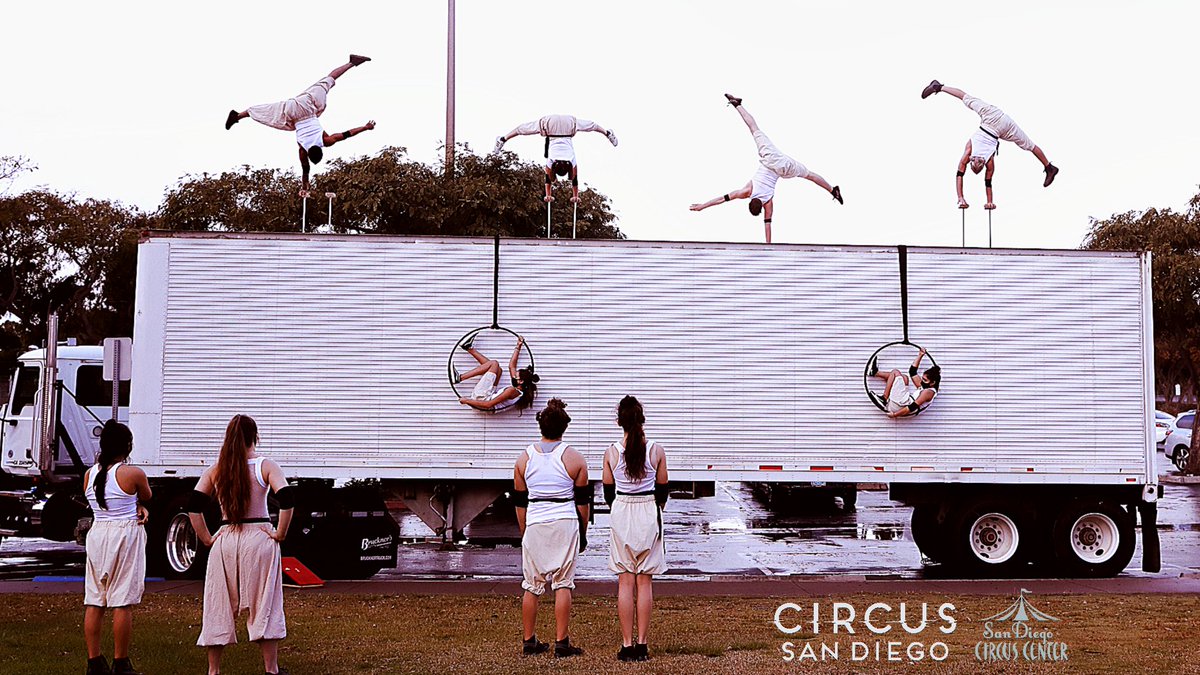 37 Days until our Online virtual “SHOW”

1/17/2020 5pm pst

Tickets - 
SDCCtickets.com

What do you do with a Semitruck and a bunch of circus performers? Handstands of course! Can not wait for you to see how we tied this into our “SHOW” So excited!

📸  Melisande Martin