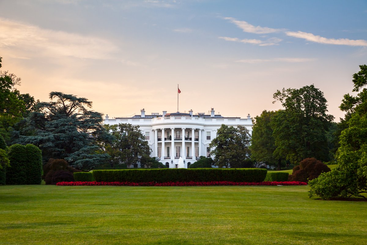 stock image of the White House