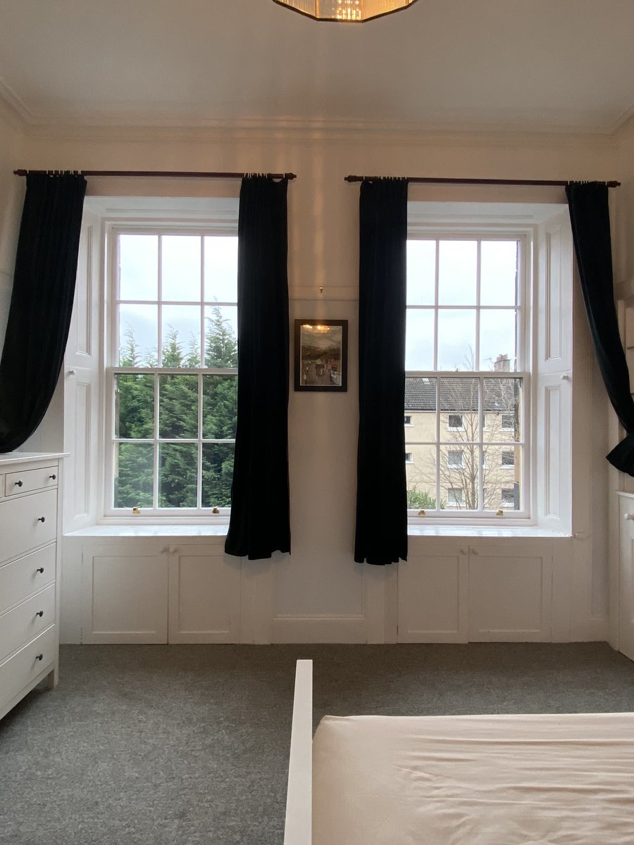 Jobs completed this week on Shields Road, Glasgow south side. Sills replaced on all windows, sashes changed to double glazing and old casement fully refurbished finished with our draught proofing system😄 what a difference this has made for noise reduction and heat retention ✅