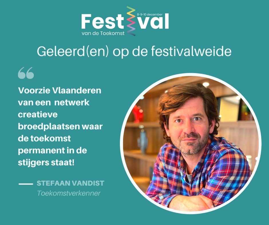 StefaanVandist's tweet photo. Zo. De laatste van het jaar was voor het #festivalvandetoekomst van @oost_vlaanderen #erov en #PomOostVlaanderen . Nu terug helemaal op het boek focussen 🤓😅 #pretopia https://t.co/ShmLABCW4d