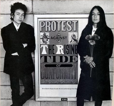 BrettFagan's tweet photo. "The Times They Are a-Changin." @BobDylan done sold out to the man, weakening his badge. #BobDylan https://t.co/FyzMOpAgqr