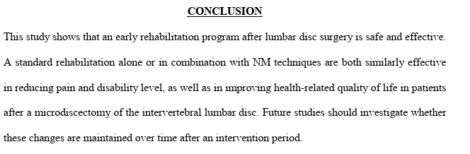 Effects of Neural Mobilization in Patients After Lumbar Microdiscectomy Due to Intervertebral Disc Lesion

👀👀👇👇

sciencedirect.com/science/articl…