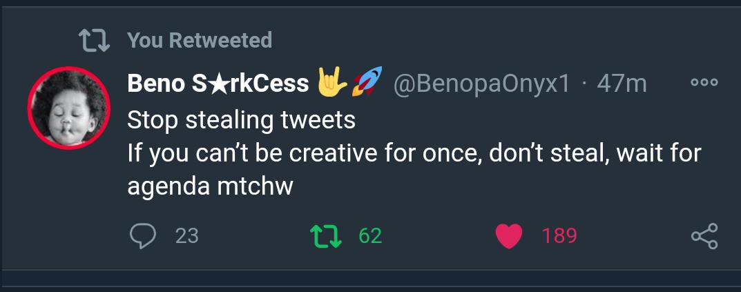 5. Nothing here just two influencers stealing tweets to prove a point