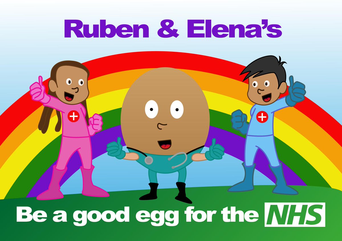 Very proud and excited to very soon launch Ruben &amp; Elena's <a href="/GoodEgg4NHS/">Ruben & Elena's Be a Good Egg🐣for the NHS 🙏🌈💙</a>🥚for the <a href="/NHS/">@NHS</a> 🌈💙 Charity Campaign by undertaking #100ActsofKindness in 2021. We hope to inspire many others to join us and make a real difference 💙🙏🌈 <a href="/NHSCharities/">NHS Charities Together 💙</a> <a href="/NhsWave/">𝗡𝗛𝗦𝗪𝗮𝘃𝗲</a> <a href="/NHSHappiness/">NHS Happiness Project</a> <a href="/manchester10k/">We Love OUR NHS Manchester 10k</a>