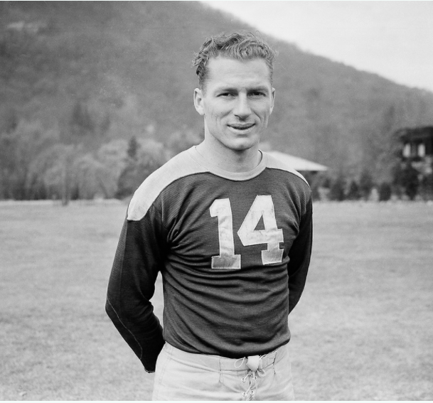 For all his many gifts as a receiver, the 183-pound Hutson was not built for pro football. The NFL was still in its iron-man days in 1938, and an end was an end on both sides of the ball. So Hutson wasn't just a receiver (a TE for that matter), he was also a defensive end. (3/11)