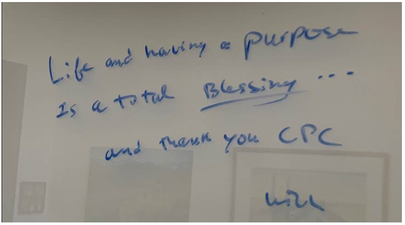 cpcresearch's tweet photo. As we remember the remarkable life of Dr. Will Hiatt- Integrity was the cornerstone that he built his life around. But as always, he said it best in his own words. This was the last thing he wrote on his white board...
#RIPDrHiatt
Read our full tribute at https://t.co/OdXl7UlKK1 https://t.co/j0qHkw6XF8