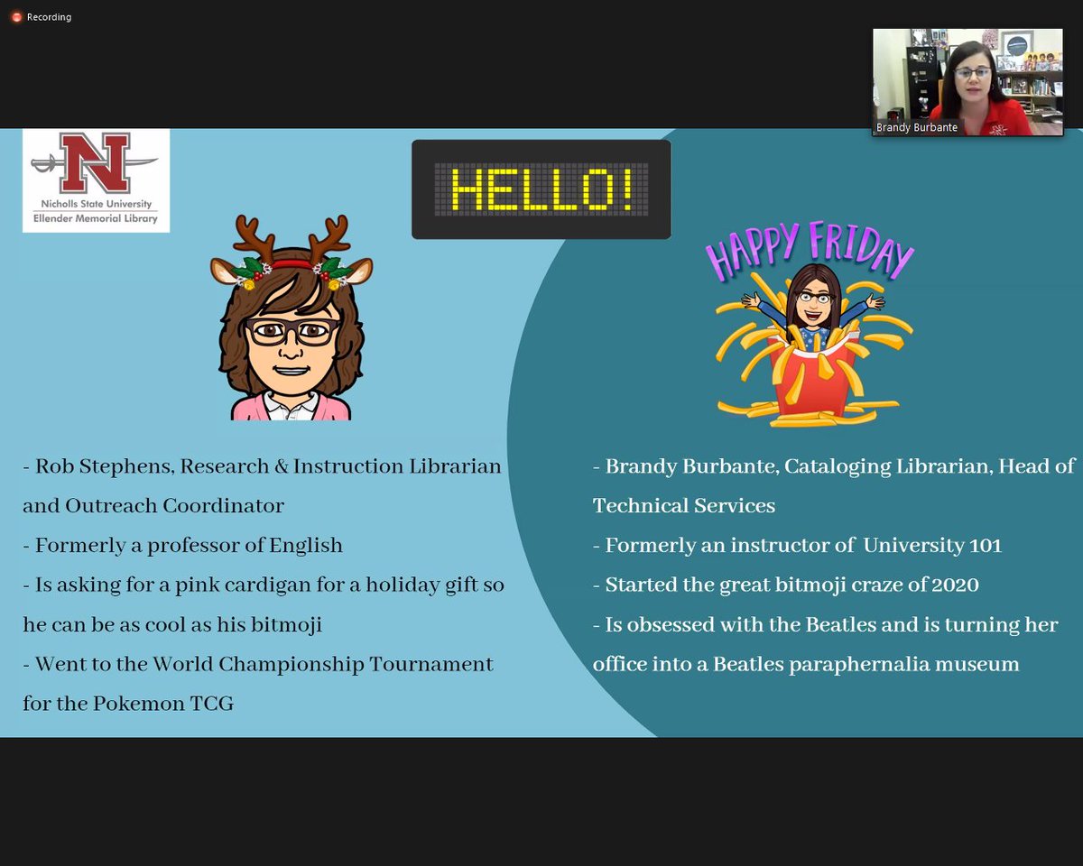 beaverbatte's tweet image. Look at these @NichollsLibrary rockstars at the @tulanecelt conference! 🤩 They are helping regional faculty better understand @ALA_ACRL frameworks for information literacy. #TeachingMatters