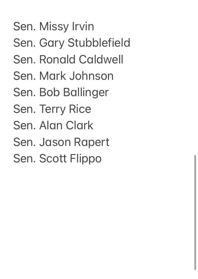 33 other legislators have signed off on this resolution - which also requests that Congress refuse to accept electoral votes from those states if "full and fair investigations are not completed"  #arnews  #arpx  #arleg  @KATVNews