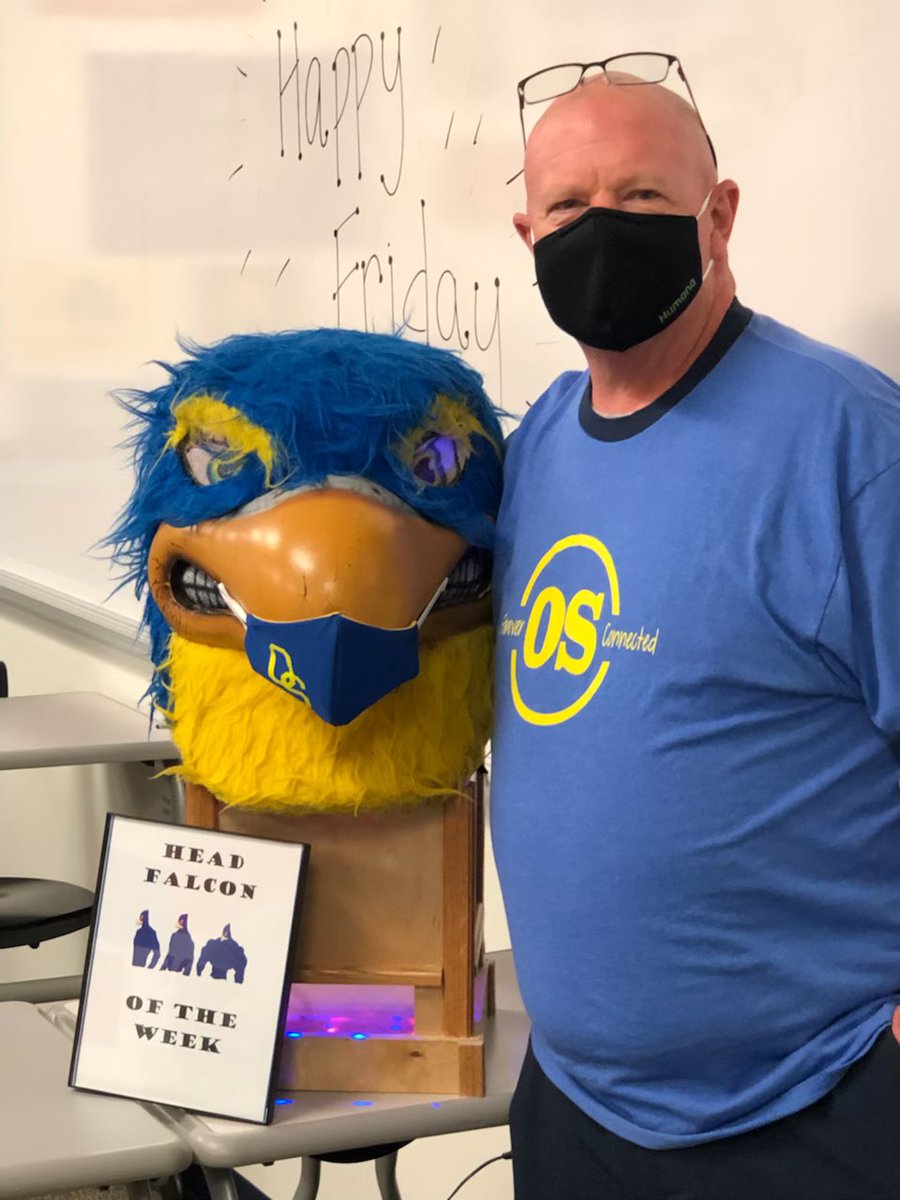 This week’s Head Falcon is Mr. Cook. He wins because he is a mean ol’ grump who hates everything and never does anything to help other people. He’s a terrible teacher and an even worse human, so let’s celebrate him! 🙃<a href="/NicCook2/">Nic Cook</a> <a href="/OlatheSouthHS/">Olathe South HS</a>