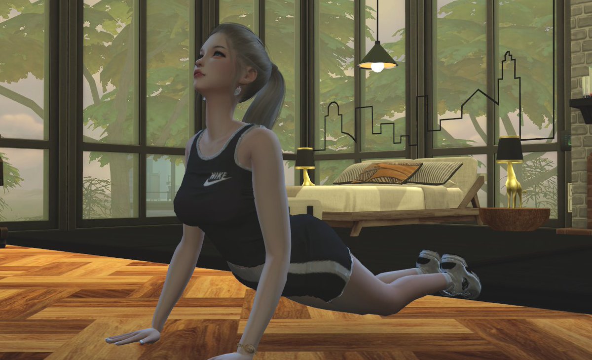 BarbarrojaSims's tweet photo. Time for training ๐ช
#TheSims4 #losims4 #ts4story #showusyoursims #ts4story #beauty #timefortraining #yogalife #ulzzang #HappyFriday @TheSims https://t.co/uCXIG9R3tM