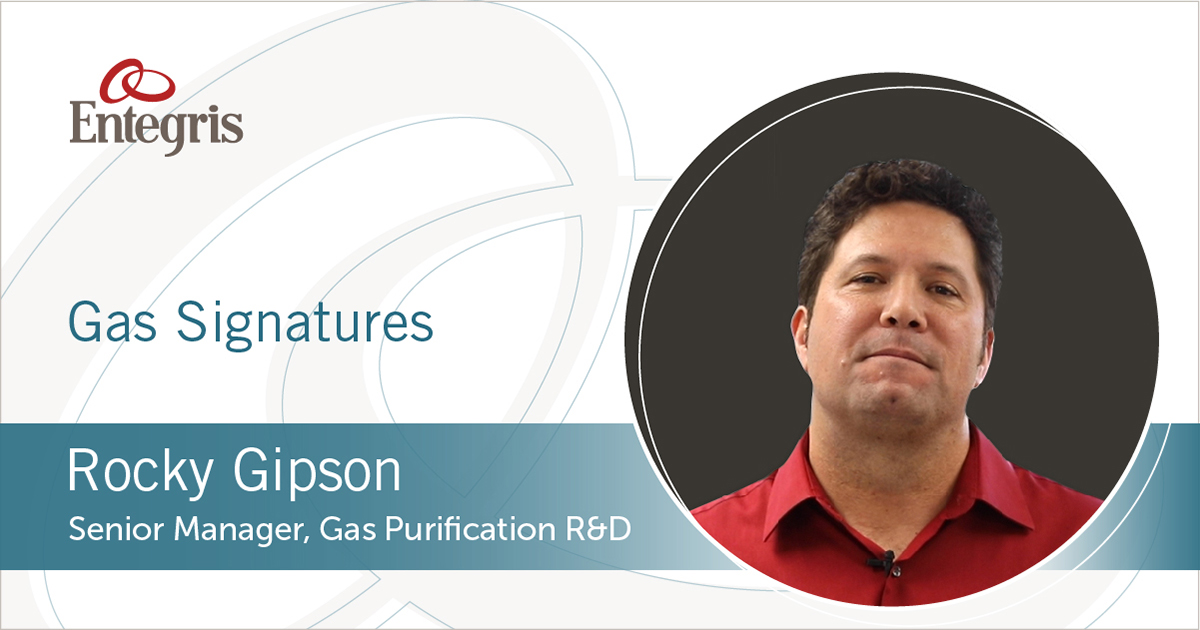Entegris's tweet photo. Watch Rocky Gipson, #Entegris Senior Manager, R&D describe how the production of gases used in #semiconductor manufacturing can provide clues to understand & prevent defects. Discover solutions in Pervasive Defectivity. https://t.co/RMAV5d36LR. #semifabs #microcontamination https://t.co/kzos1UAmOr