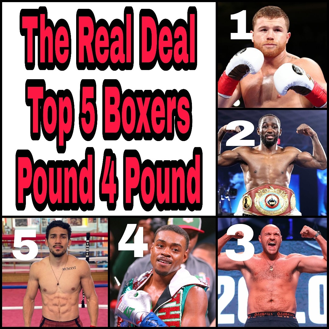 Here are my top 5 Boxers, pound 4 pound in the world today. Do you agree? If not, who do you have on your list? #TheRealDealPod #Boxing #Podcast #SportsTalk