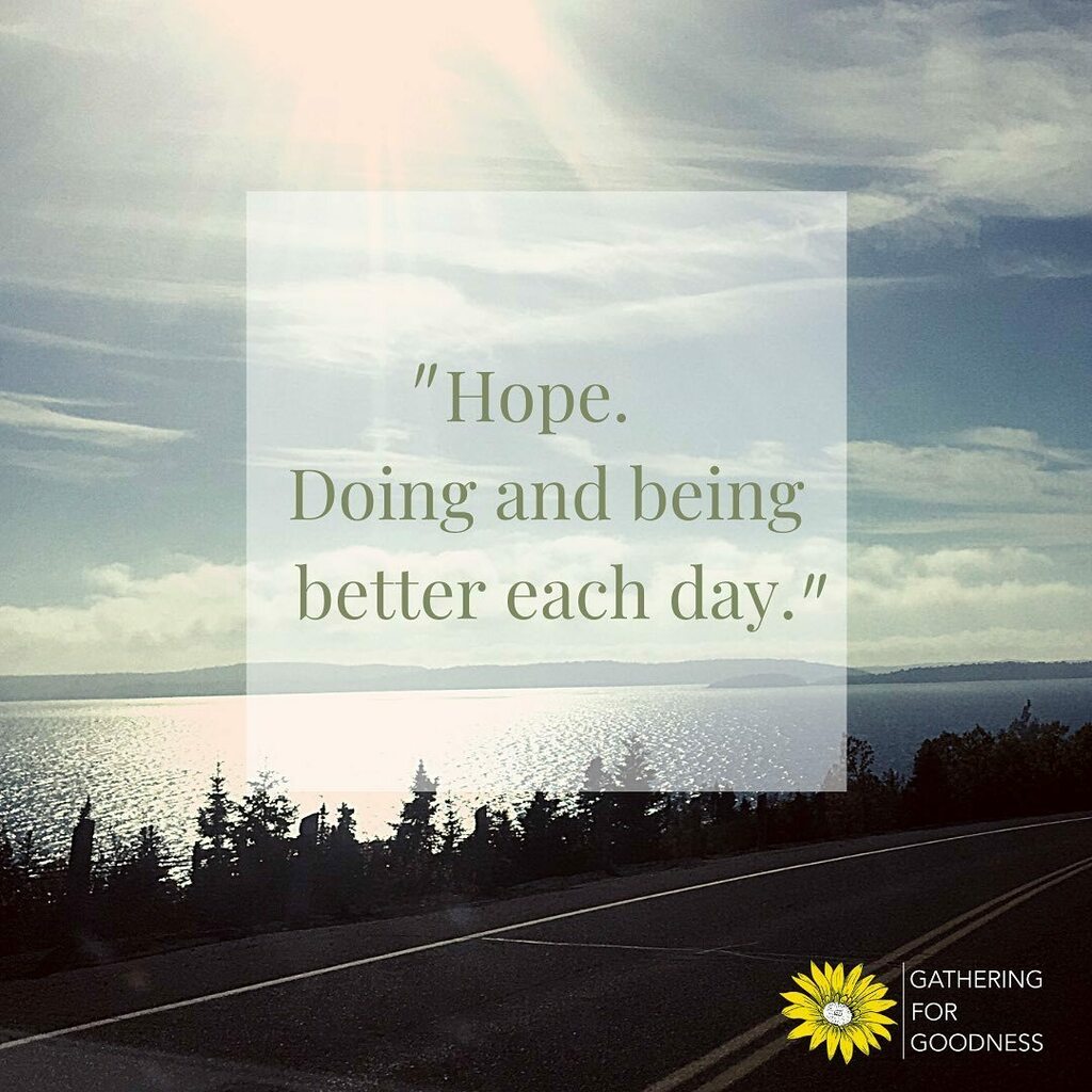 gather4goodness's tweet photo. The weight of the word “Hope” turns to that of a feather when tethered to GOODNESS. 
.
.
#Thx2 @erinkburrell https://t.co/hpZavyi47z https://t.co/RwkAQzm0rq